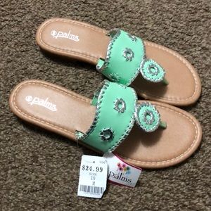 Palms flip flops